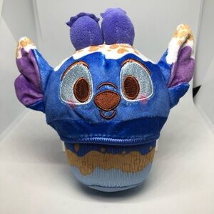 Disney Munchlings Stitch Blueberry Crumble Yogurt Scented Plush Toy Mini USED